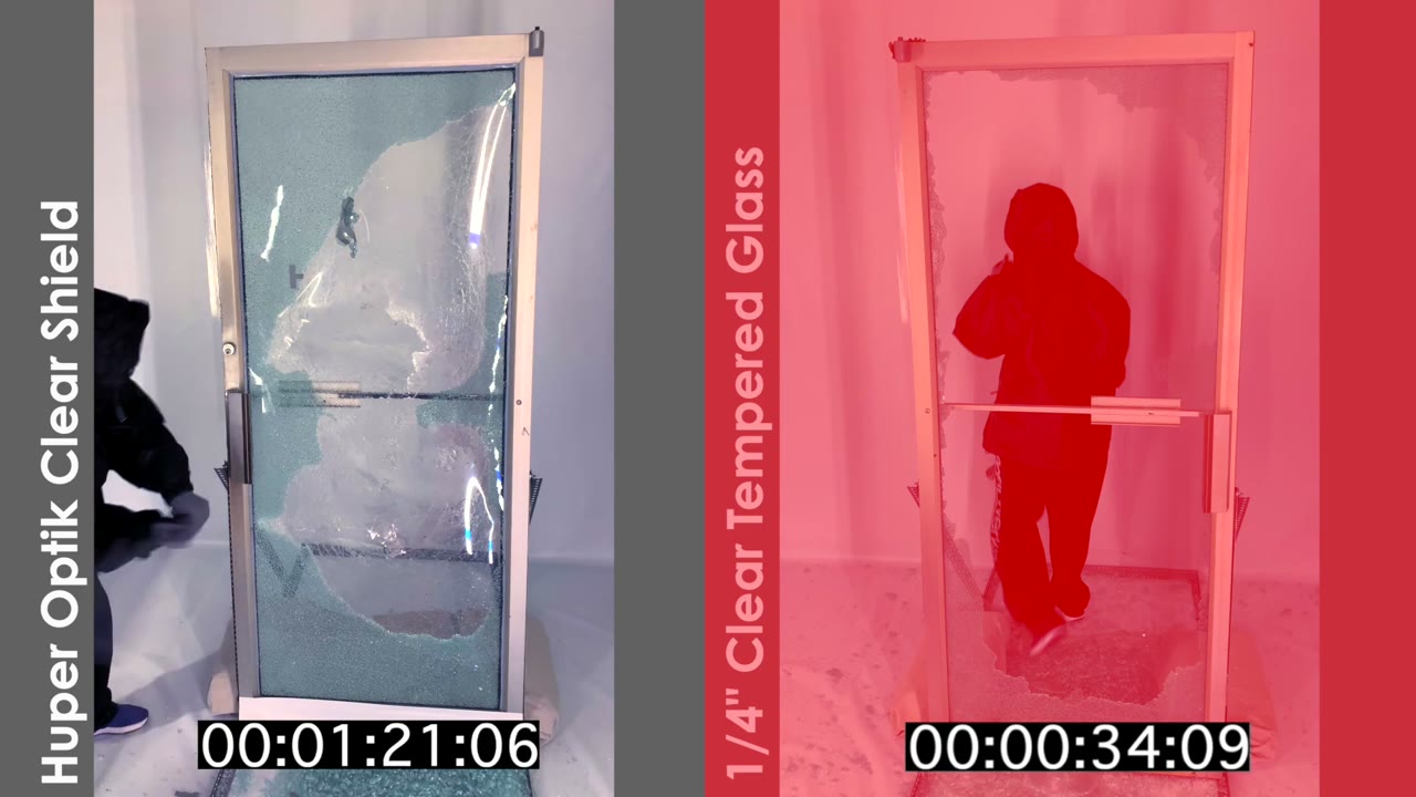 How security film holds glass together